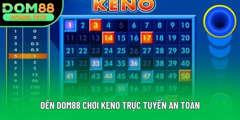 Đến DOM88 chơi Keno trực tuyến an toàn Đến DOM88 chơi Keno trực tuyến an toàn